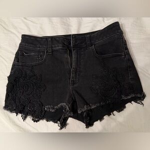 American Eagle Outfitters Black Jean Shorts
